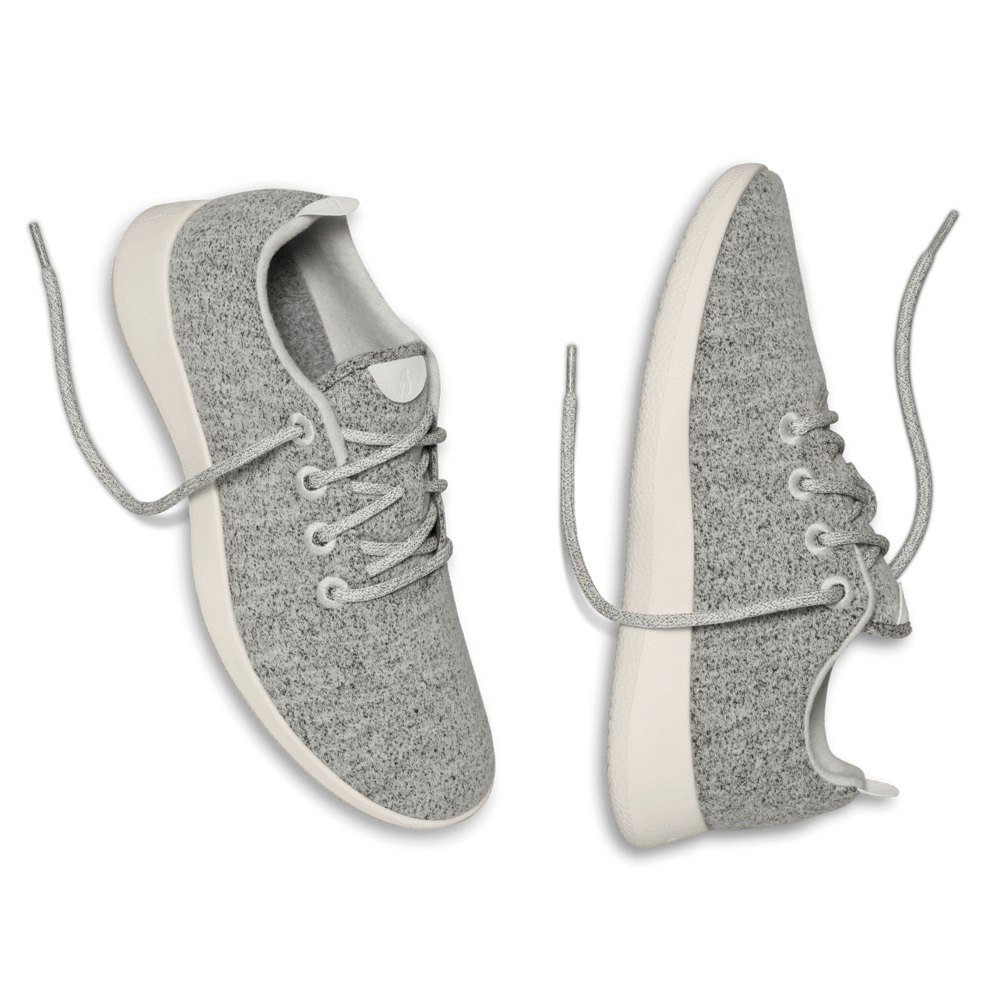 Allbirds Women\'s Sneakers Grey - Wool Runners - 59763MJDF